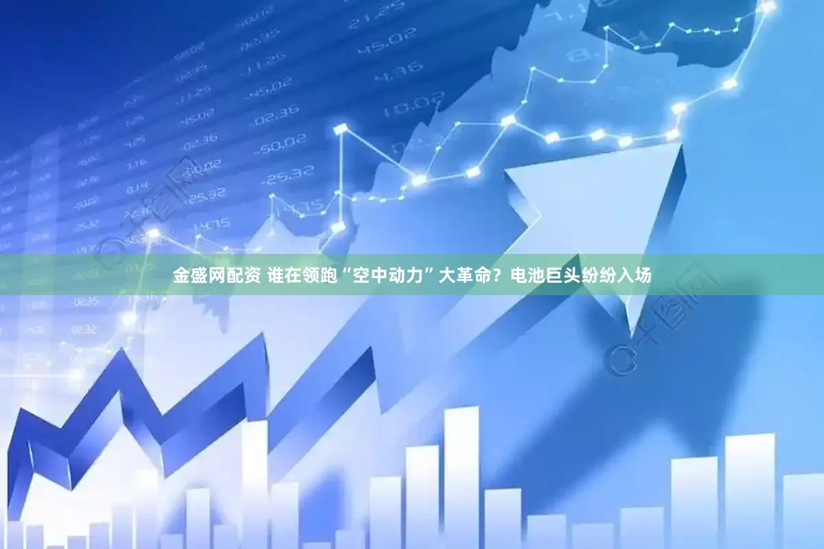 金盛网配资 谁在领跑“空中动力”大革命？电池巨头纷纷入场