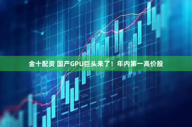 金十配资 国产GPU巨头来了！年内第一高价股